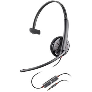 Plantronics Blackwire C215 Mono Headset - Black
