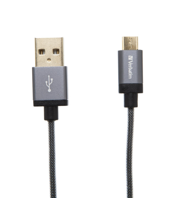 Verbatim USB to Micro USB Data & Charge Cable - 1.2M - Grey