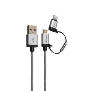 Verbatim 1.2M Micro USB and Lightning Cable
