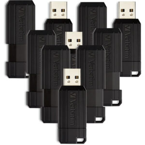 Verbatim 16GB PinStripe USB-Flash-Laufwerk 10er-Pack - Schwarz