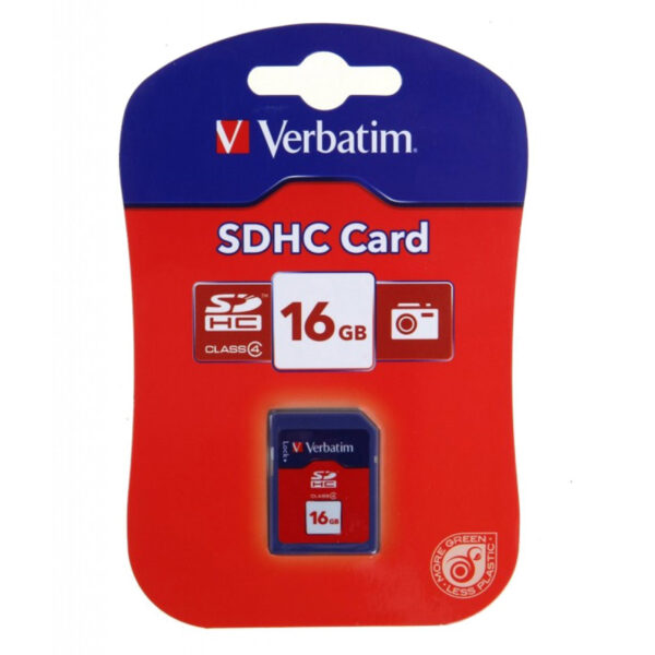 Verbatim 16GB SD Card (SDHC) - Class 4