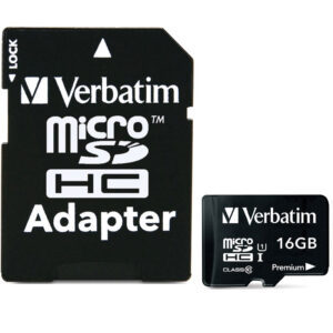 Verbatim Micro SD (SDHC) Karte - Class 10 mit Adapter