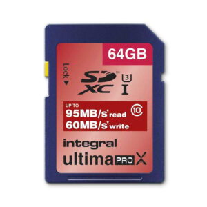 Integral 64GB UltimaPro X SDXC Class 10 UHS-1 U3 - 95MB/s