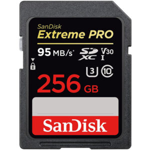 SanDisk 256GB Extreme PRO SDXC V30 Karte (SDHC) - 95MB/s UHS-I