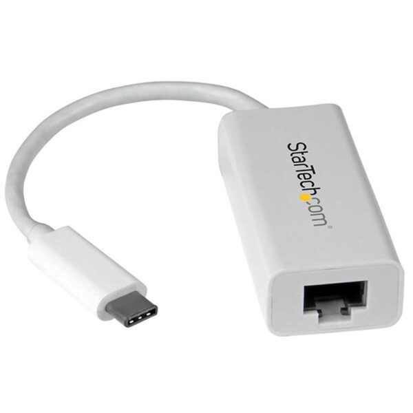 StarTech USB-C zu Gigabit Ethernet Adapter - Weiß