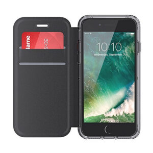 Griffin Survivor Clear iPhone 7 / 6 / 6S Wallet Case - Black