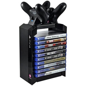 Official Sony PS4 Games Tower & Dual Charger