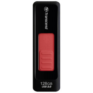 Transcend 128GB JetFlash 760 USB 3.0 Flash Drive (Black/Red) - 85MB/s