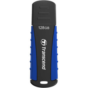 Transcend 128GB JetFlash 810 Rugged USB 3.0 Drive (Black/Blue) - 90MB/s