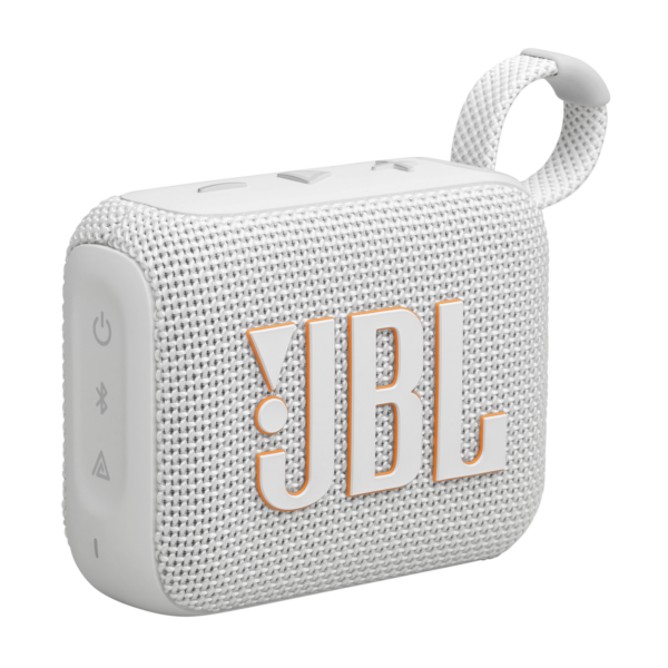 JBL Go 4 White Bluetooth Speaker