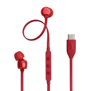JBL Tune 310C USB Red In-Ear Headphones