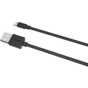 Griffin Charge & Sync 9cm Flat Cable USB to Lightning - Black