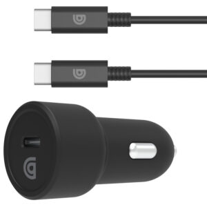 Griffin Single Port 15W USB-C Car Charger with USB-C Cable - Black