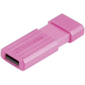 Verbatim 32GB PinStripe Colour Edition Drive USB Flash Drive - 8MB/s - Hot Pink