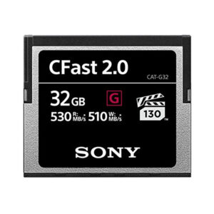 Sony 32GB G Series CFast 2.0 Card - 530MB/s