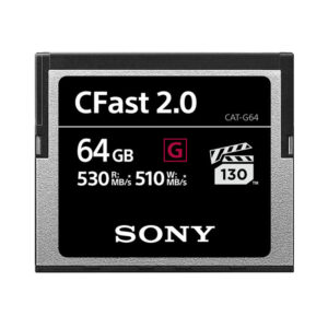 Sony 64GB G Series CFast 2.0 Card - 530MB/s