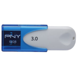 PNY 64GB Attache 4 USB 3.0 Flash-Laufwerk 80MB/s - Blau