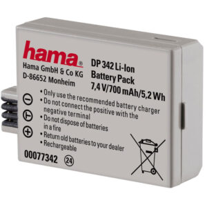 Hama Nikon LP-E5 Ersatz für Li-Ion Kamera Akku