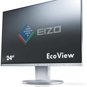 Eizo FlexScan EV2450-GY LED grau 24 Zoll Full HD 1920x1080 HDMI DisplayPort VGA DVI Höhenverstellbar