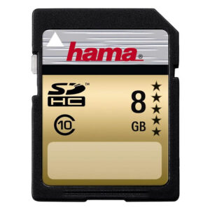 Hama 8GB High Speed Gold SDHC Speicherkarte Class 10 - 15MB/s