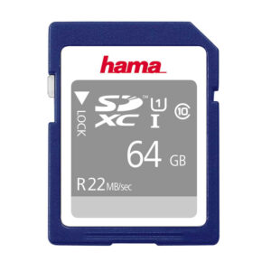 Hama 64GB High Speed Gold SDXC Karte 25MB/s - Class 10