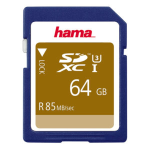 Hama 64GB SD Card (SDXC) UHS-I U3 - 85MB/s