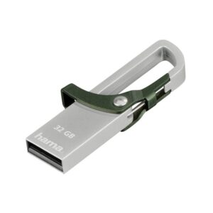 Hama 32GB Hook-Style USB Flash Drive - 15MB/s - Green