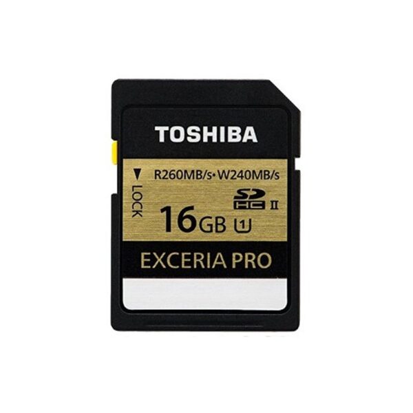 Toshiba 16GB Exceria Pro SD (SDHC) Karte UHS-II U3 - 260MB/s