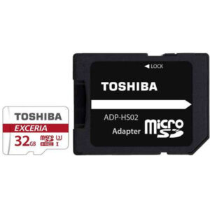 Toshiba 32GB Exceria M302 MicroSDXC Class 10 4K mit SD Adapter - 90/MBs