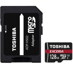 Toshiba 128GB Exceria Micro SDXC 4K Karte mit Adapter UHS-I U3  - 90MB/s