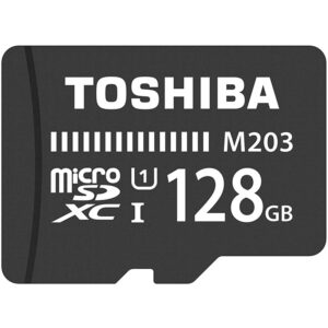 Toshiba 128GB M203 Micro SD (SDXC) Card UHS-I U1+ Adapter - 100MB/s