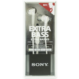 Sony Extra Bass In-Ear Kopfhörer mit In-Line Steuerung - Weiß