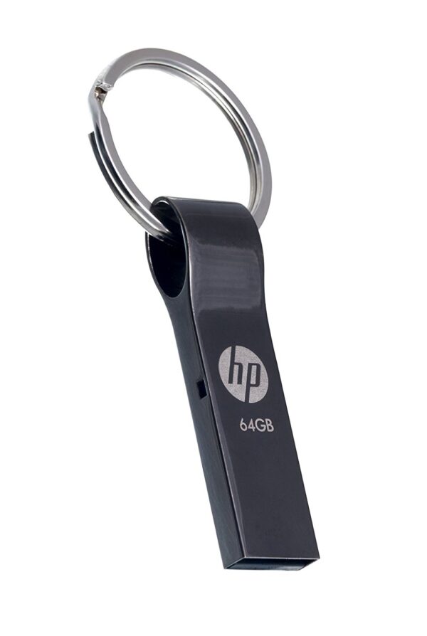 HP 64GB Key Ring USB Flash Drive - 14MB/s