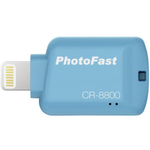 PhotoFast 4K USB 3.1 Apple Lightning to Micro SD Card Reader - Blue