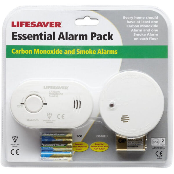 Kidde Lifesaver Essential Smoke and Carbon Monoxide Alarm Pack