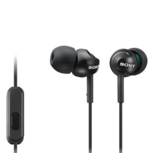 Sony Deep Bass In-Ear Headphones + Smartphone Control and Mic - Metallic Black