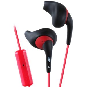 JVC Sport In-Ohr-Kopfhörer mit Fernbedienung und Mikrofon - Schwarz