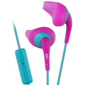 JVC Sport In-Ohr-Kopfhörer mit Fernbedienung und Mikrofon - Pink