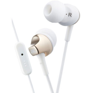 JVC Premium Sound In Ear Kopfhörer mit Fernbedienung & Mikrofon - Gold