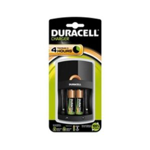 Duracell 4 Hour AA/AAA Battery Charger includes 2 Rechargeable AA Batteries