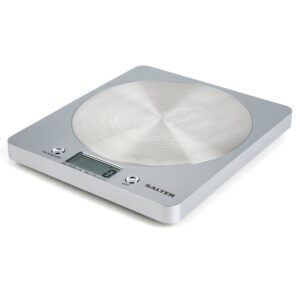 Salter Disc Electronic Kitchen Scale - Silver (1036)
