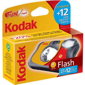 Kodak Single Use FunSaver Kamera mit Flash 27 + 12 Exp