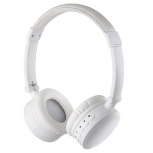 Goodmans Bluetooth Headphones with Microphone - White