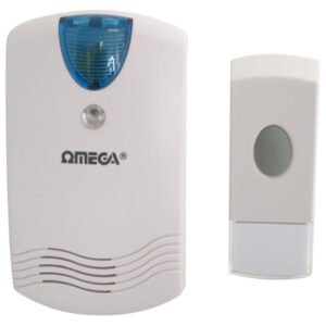 Omega Plug In Wireless Door Chime with LED (17526)