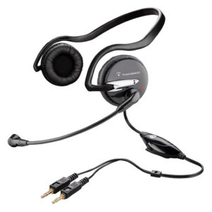 Plantronics Audio 345 Hinter dem Kopf verbessertes Multimedia-PC-Headset