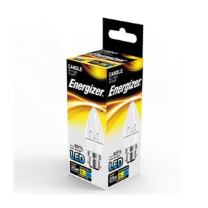 Energizer S8109 3.8W Clear B22 250LM Warm White LED Light Bulb