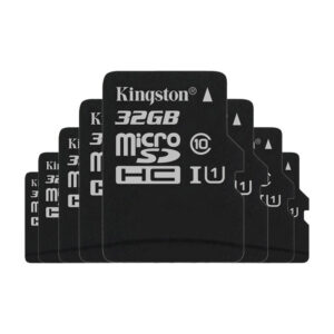 Kingston 32GB Canvas Select micro SD Karte (SDHC) + SD Adapter - 80MB/s - 8er Pack