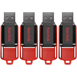 SanDisk 16GB Cruzer Switch USB Flash Laufwerk - 4 Stück
