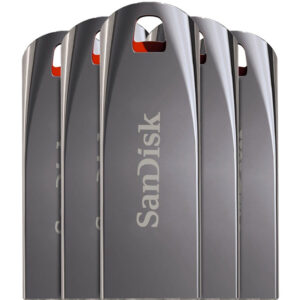 SanDisk 8 GB Cruzer Force USB 2.0 Stick - 5 Stück
