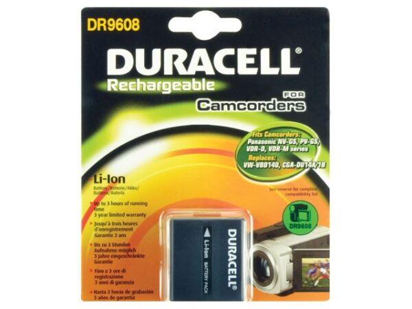 Duracell Digitalkamera Ersatzakku für Panasonic CGA-DU14A/1B